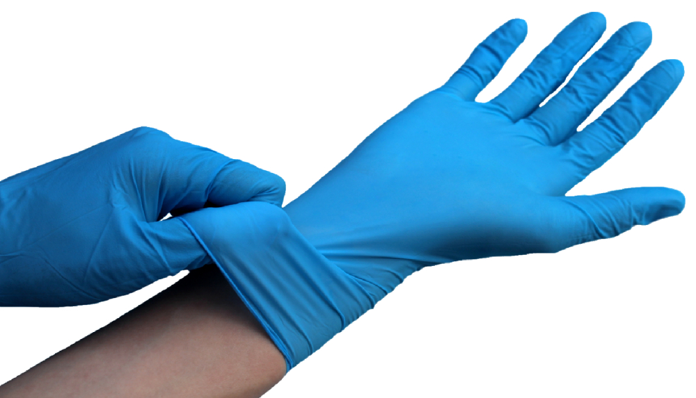 Einmalhandschuh Synmax Vinyl blau
